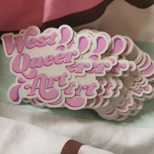 West Queer Art - Logo Sticker