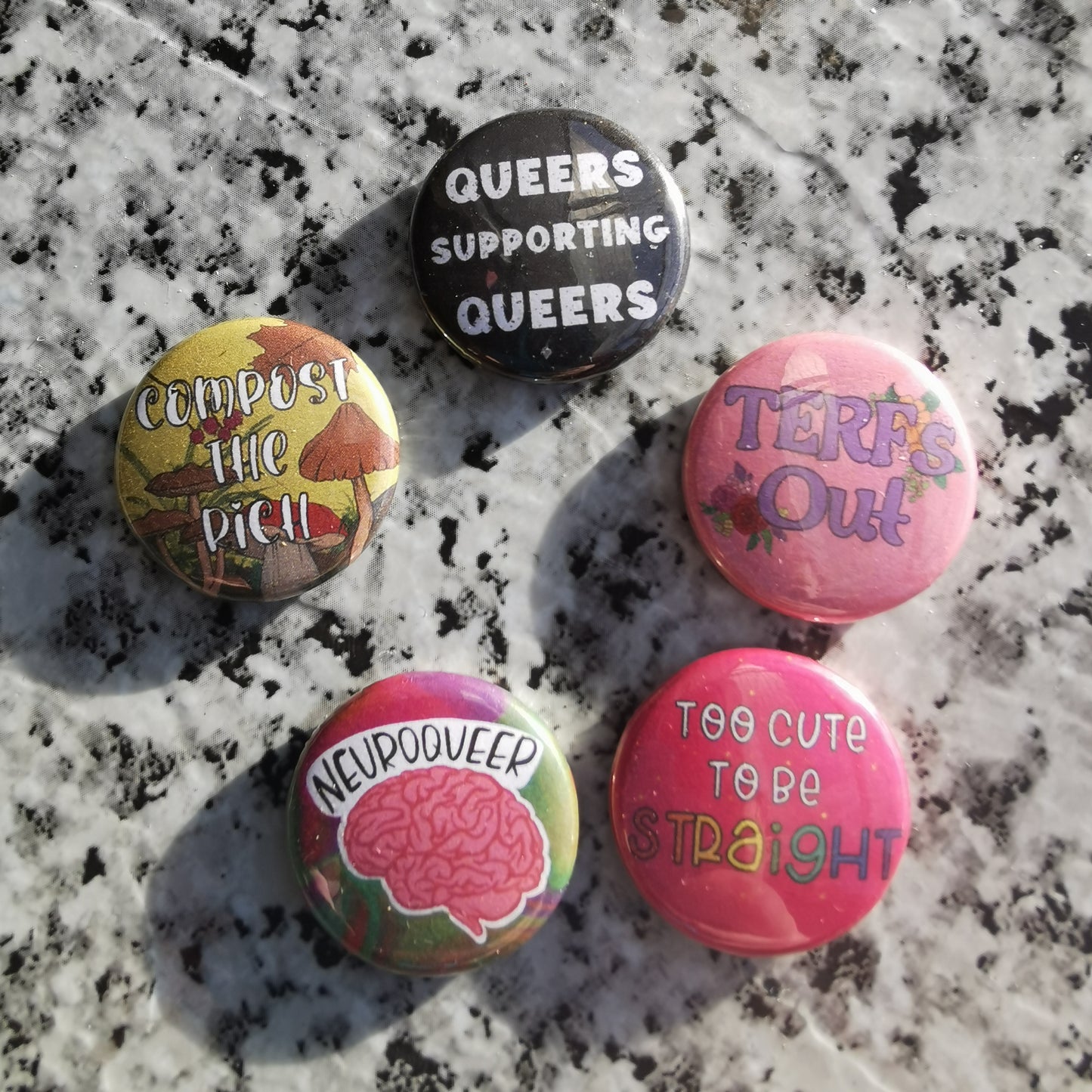 Mini Assorted Badges