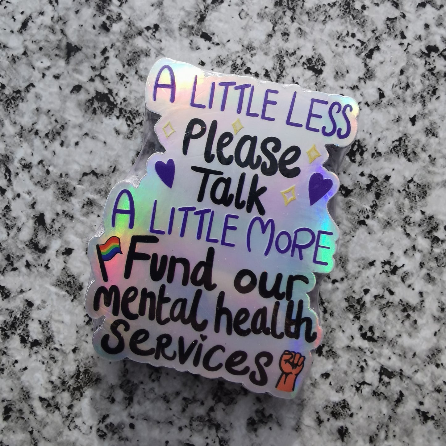 Fund Our Mental Health Services Sticker