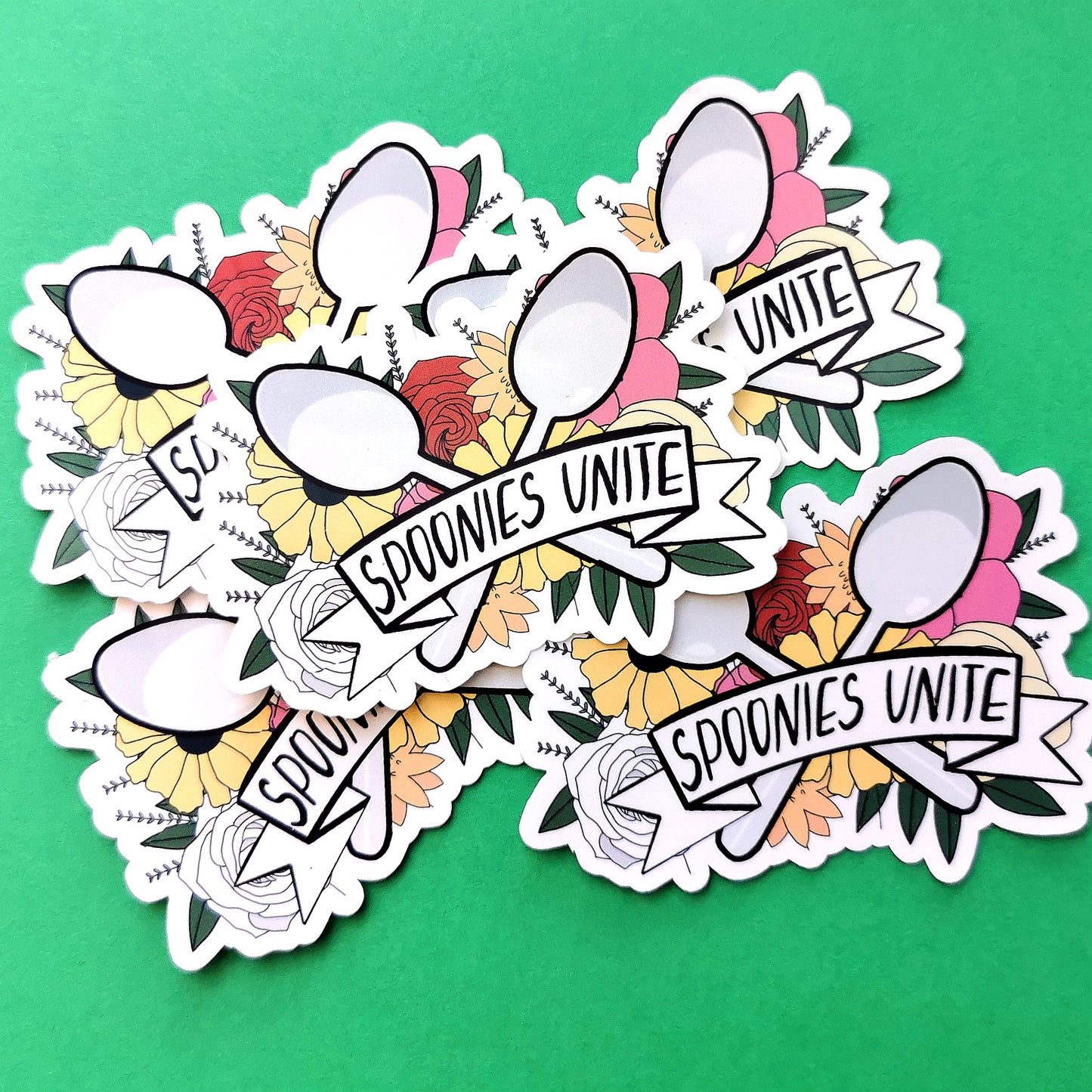 Spoonie Floral Stickers