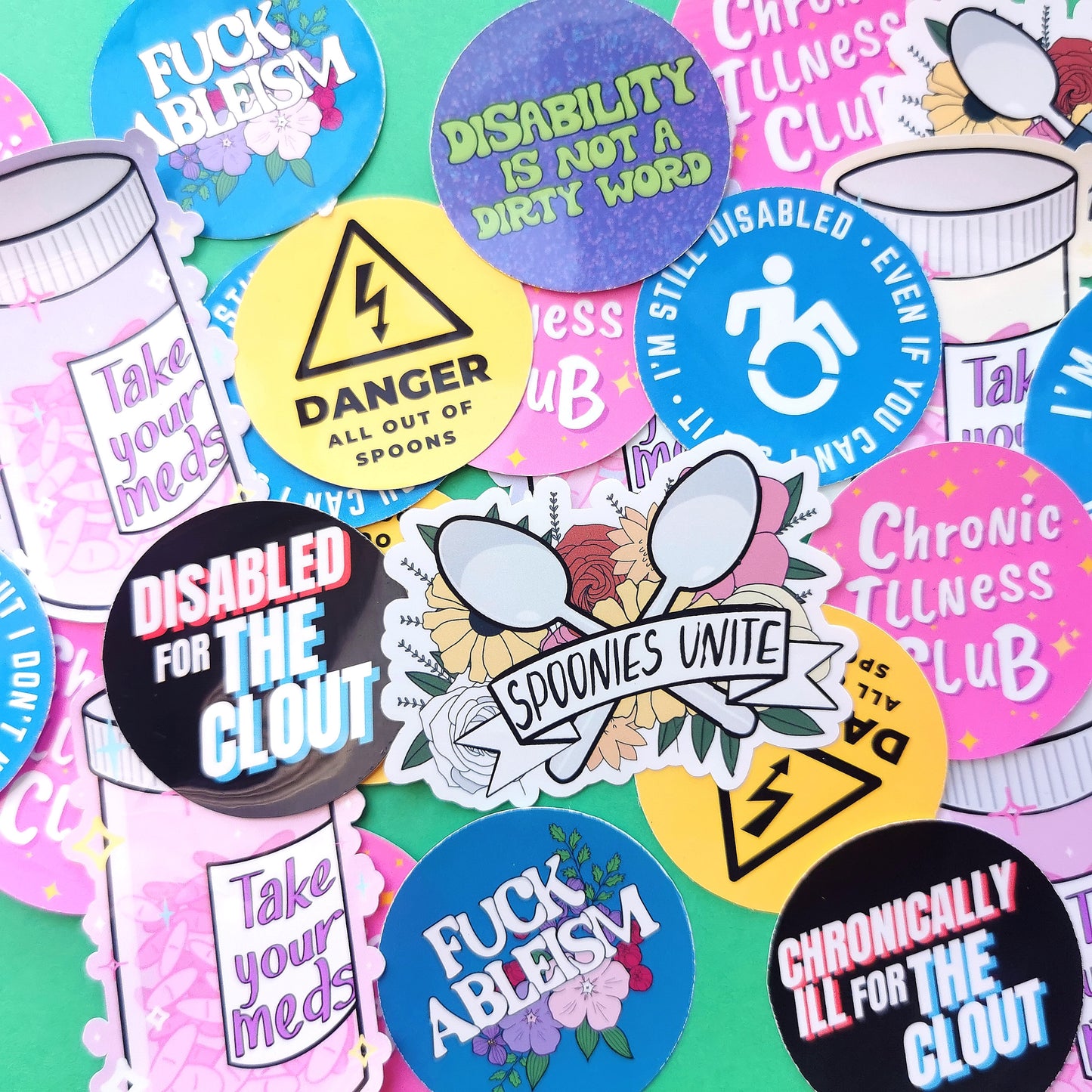 Disability Stickers Mystery Pack