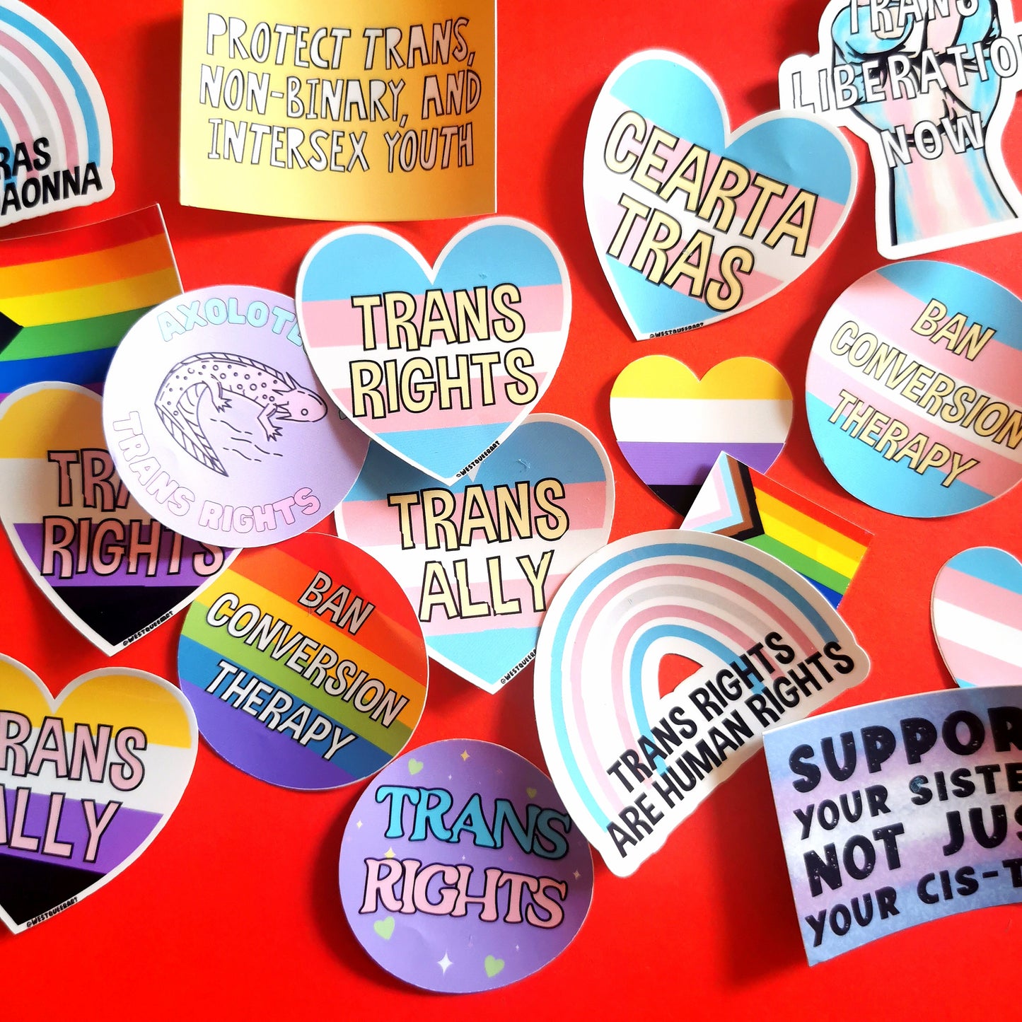 Trans Solidarity Sticker Pack