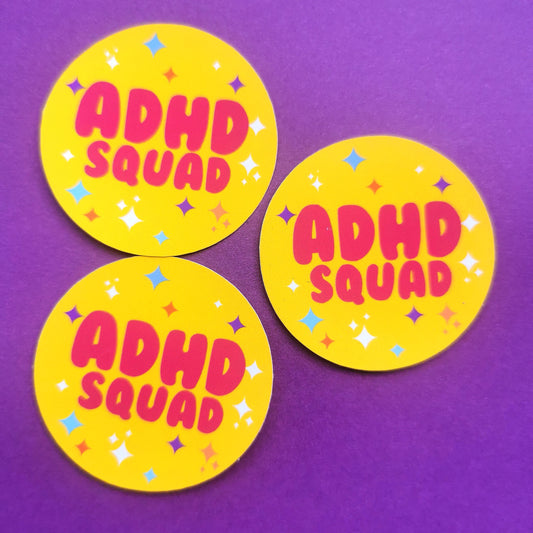 ADHD squad sticker