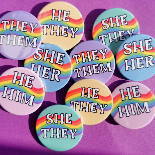 Pronoun Badges