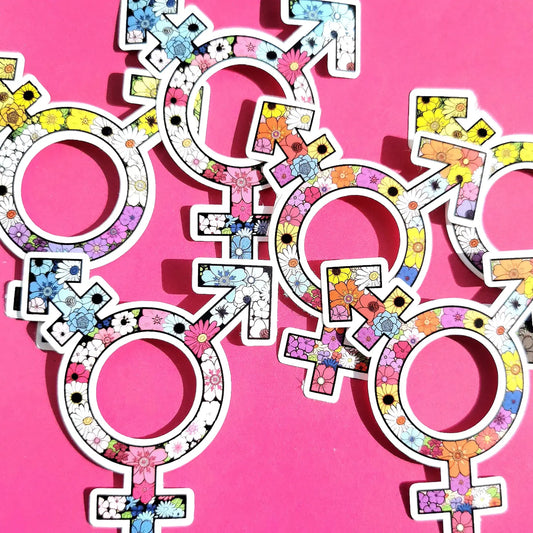 Floral Trans Symbol stickers