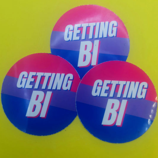 Getting Bi sticker