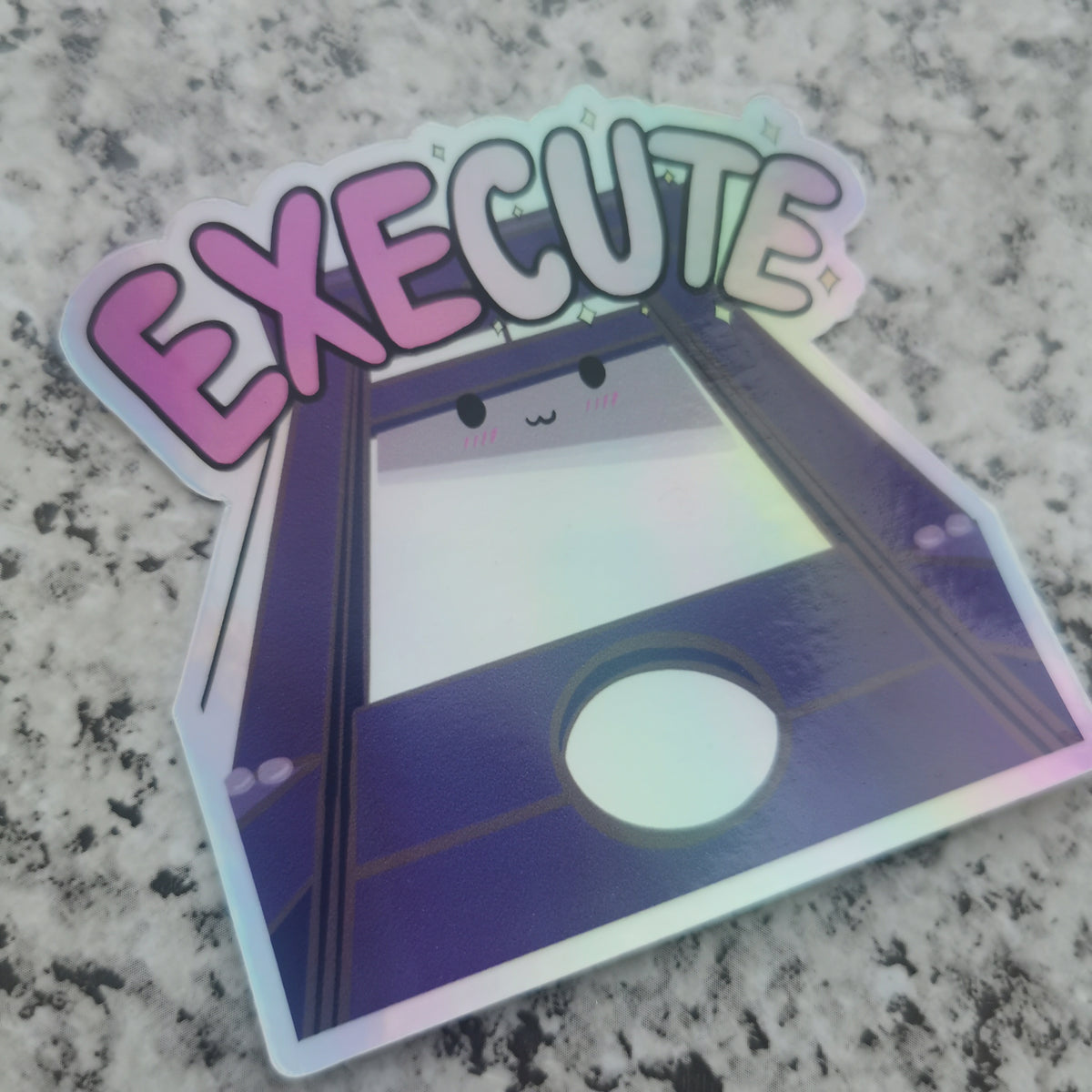 Executed Sticker ExeCUTE Sticker – West Queer Art