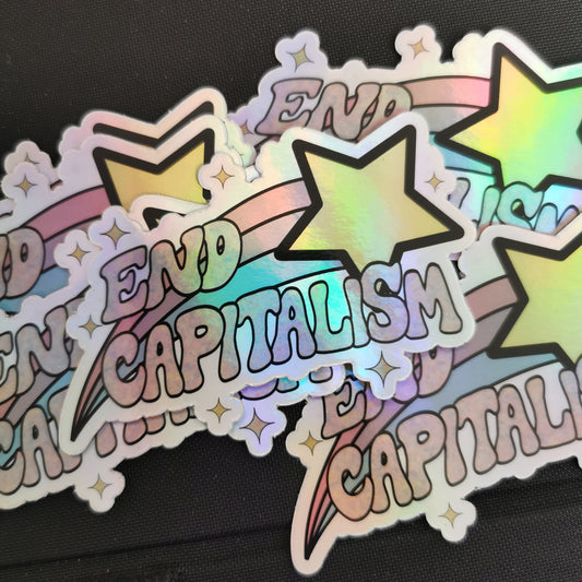 End Capitalism Sticker