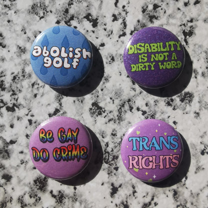Mini Assorted Badges