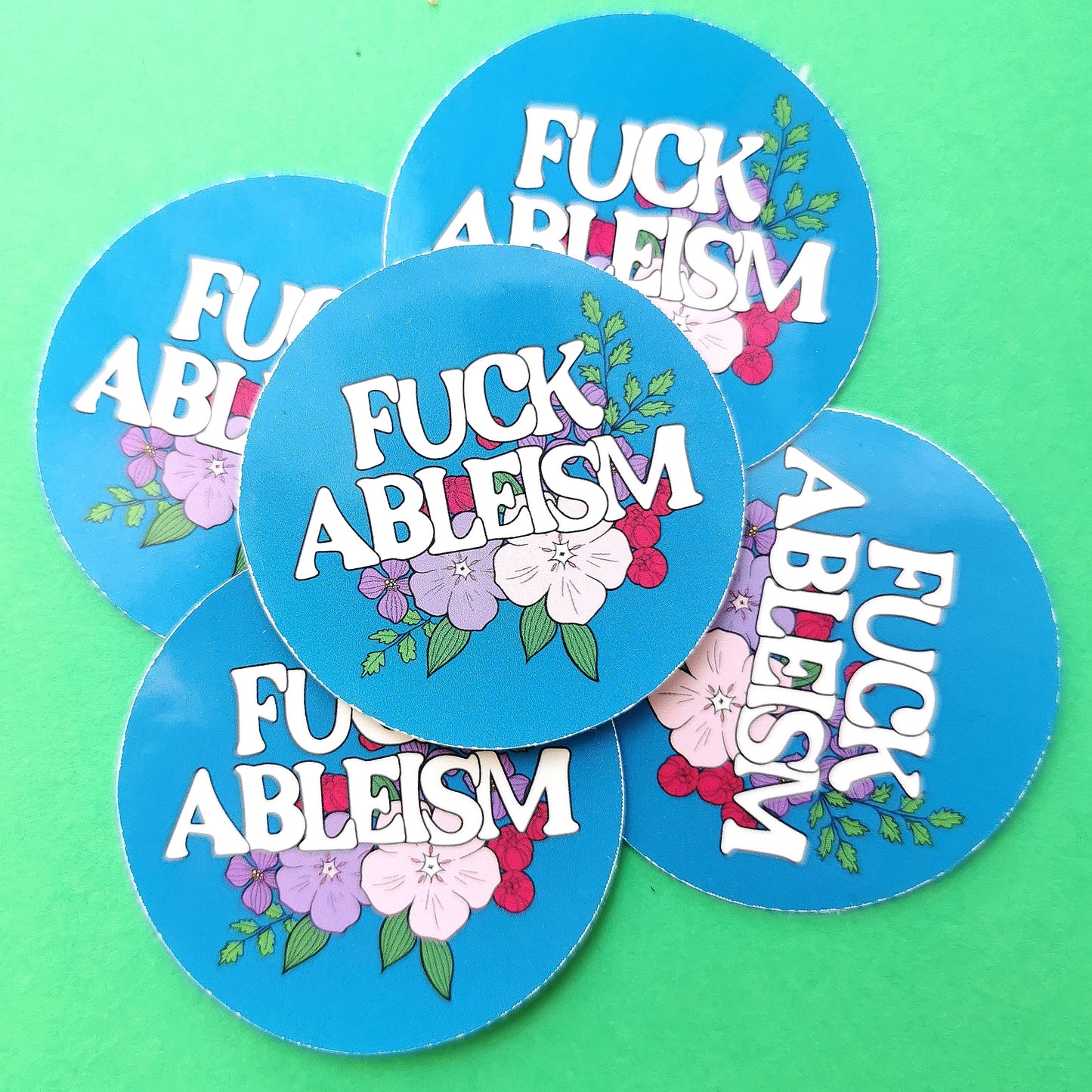 F*ck Ableism Sticker