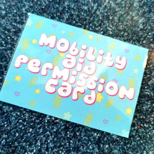 Mobility Aid Permission Card