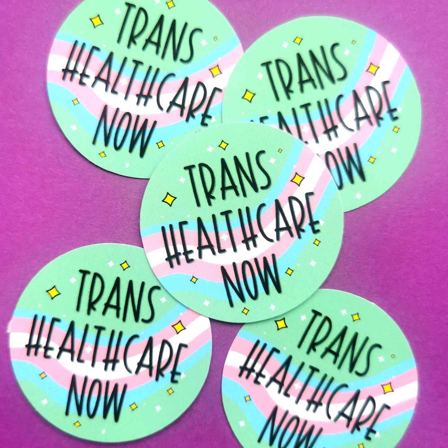 Trans Healthcare Now sticker