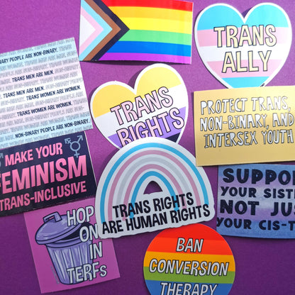 Trans Solidarity Sticker Pack