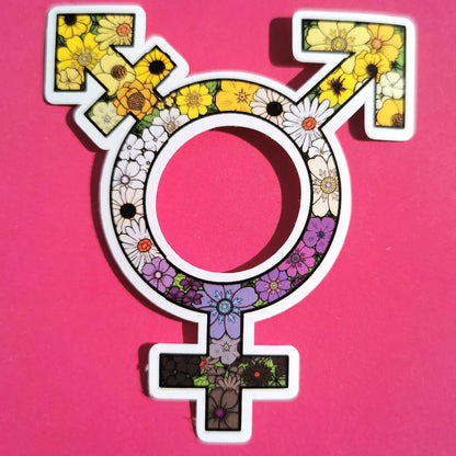 Floral Trans Symbol stickers