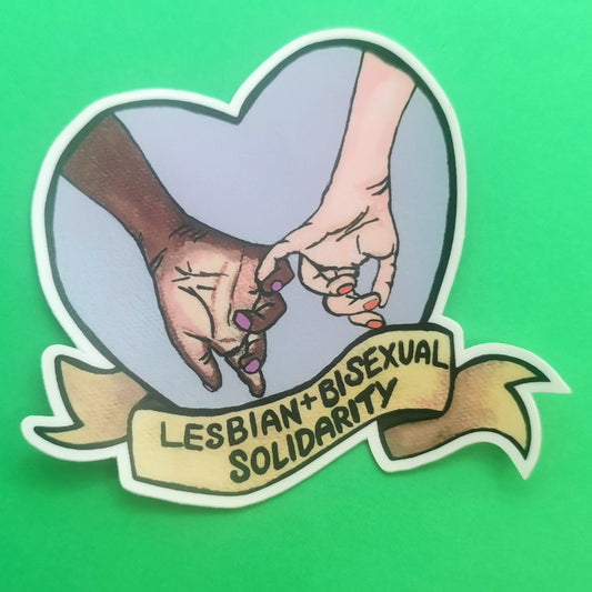 Lesbian and Bisexual Solidarity Sticker