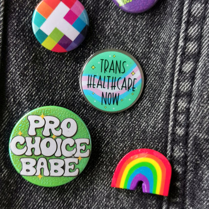 Trans Healthcare Now pin