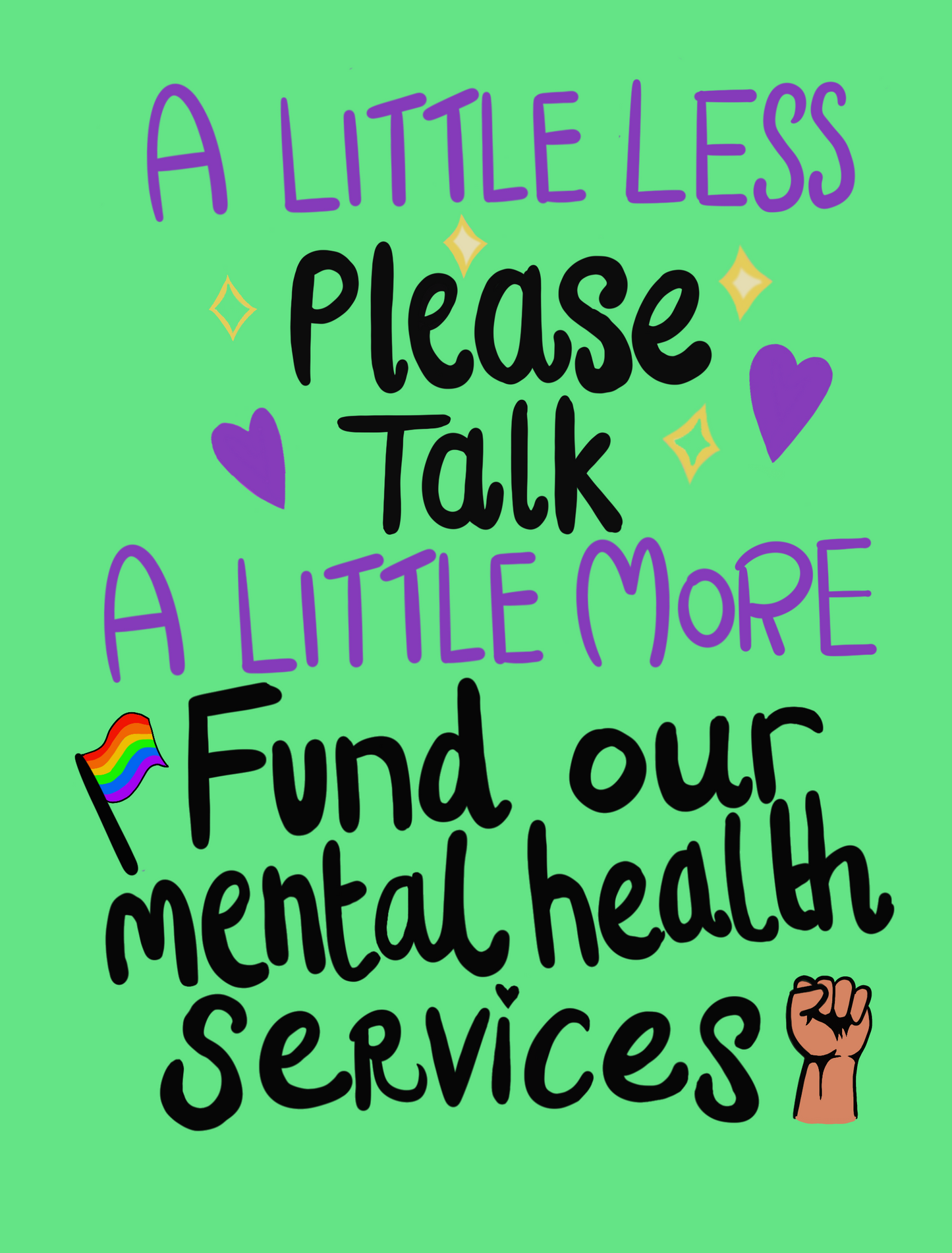 Fund Our Mental Health Services Print